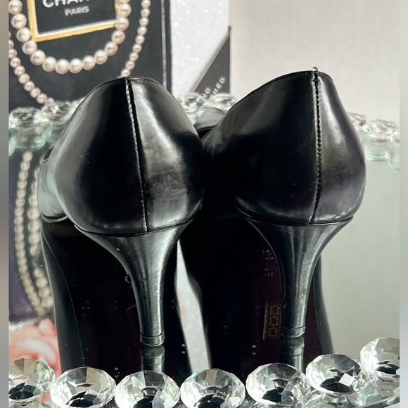 GUCCI  Black Leather Classic Pump 1012555  Size 38.5 C Made in Italy - Picture 8 of 13